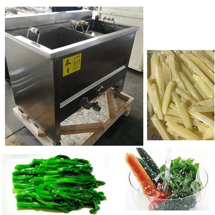 Chicken Blanching Machine Washing Cooling Machine Meat Vegetable Blanching Fryer Machine