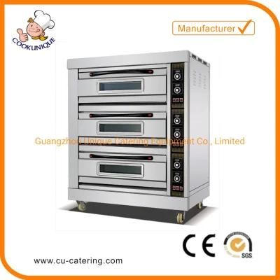 Electric Deck Oven 3 Deck Baking Oven of Bakery Equipment