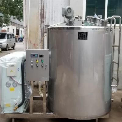 500L 1000L 2000L Milk Cooling Tank for Small Dairy Farm
