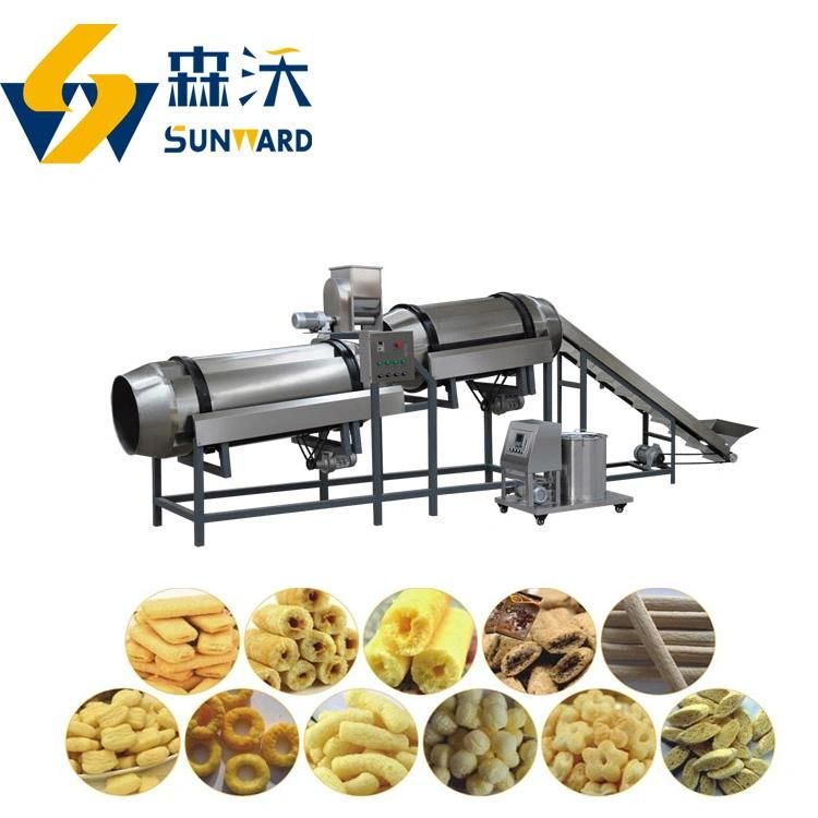 Full Automatic Multi-Function Corn Stick Making Machine Corn Chips Machine Puffed Snack Food Extruder
