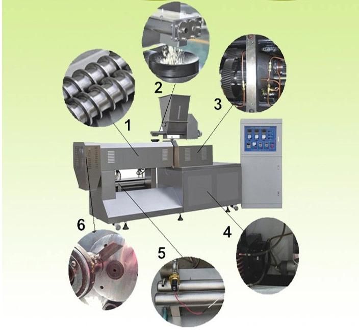 China Twin Screw Food Extruder Machine Manufacture