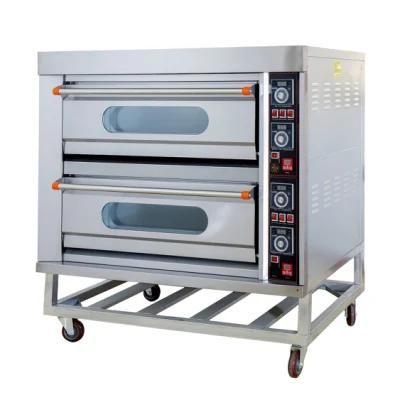 Electric Oven 2 Deck 4 Trays for Commercial Baking Equipment