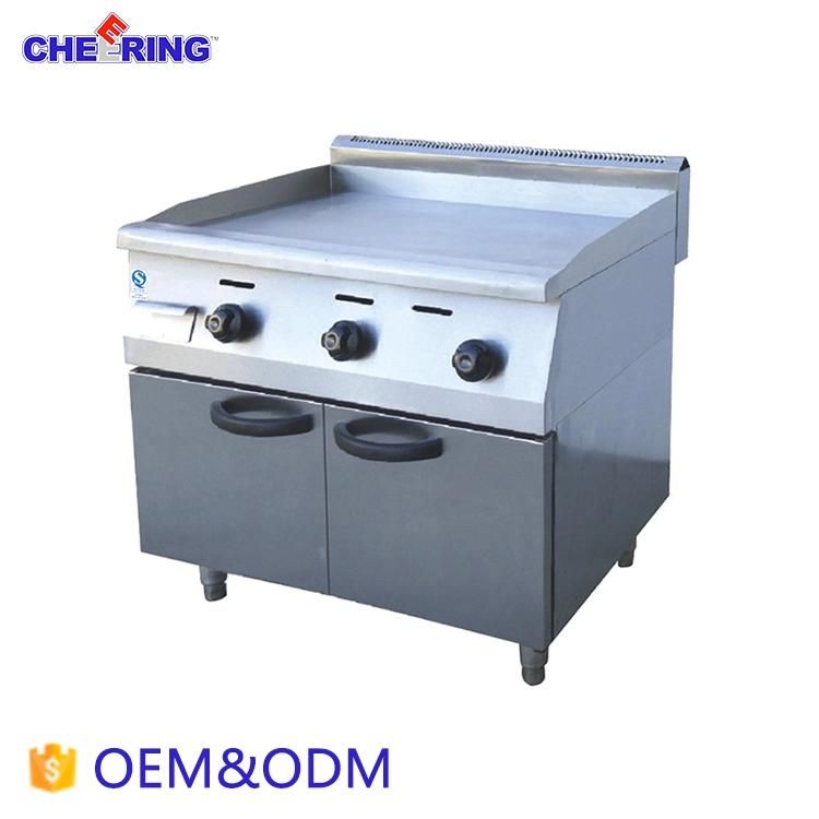 Commercial Gas Griddle with Cabinet