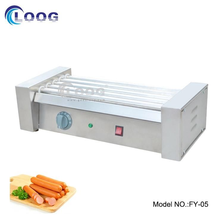 Electric Shop Use Catering Equipment Sausage Making Machine Snack Machine Stainless Steel Countertop Grill Sausuge Maker Ho Dog Roller Machine