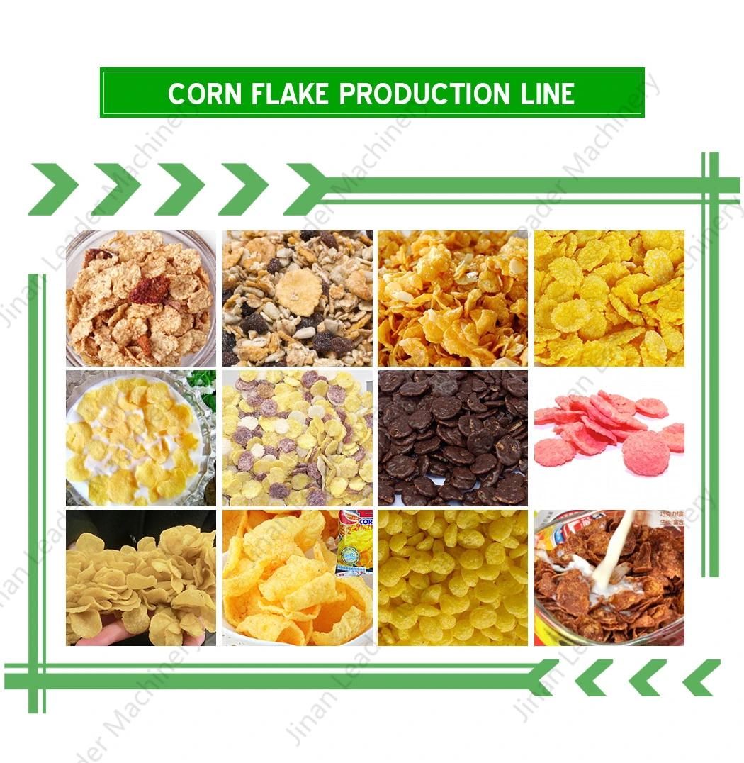 New Condition Corn Flakes Fuffing Extruder Snack Line