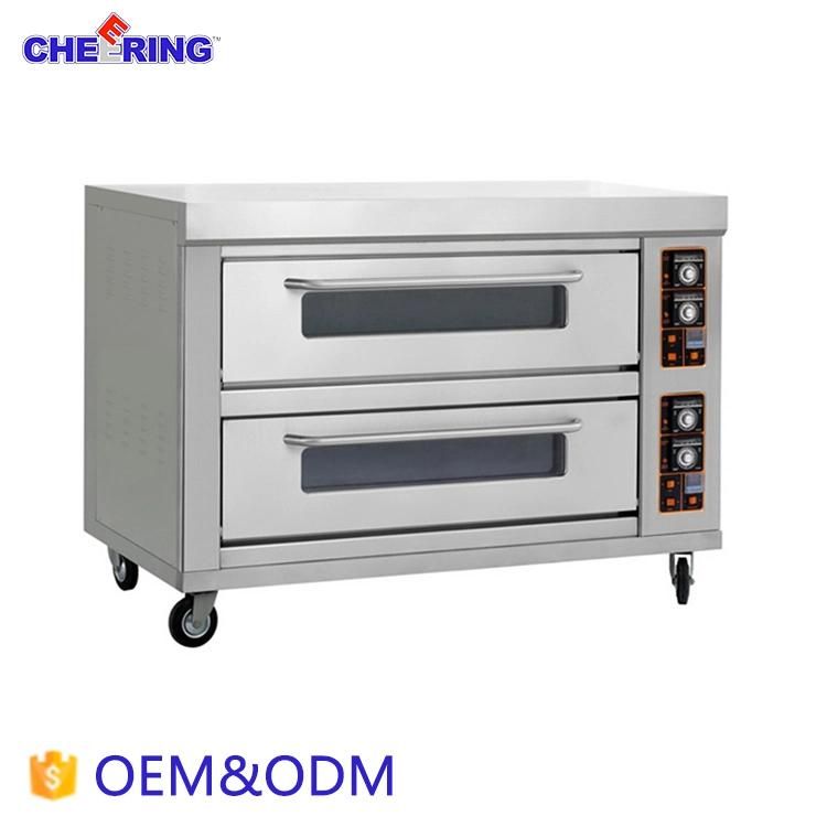 2 Layer 6 Trays Commercial Bread Oven Baking Equipment