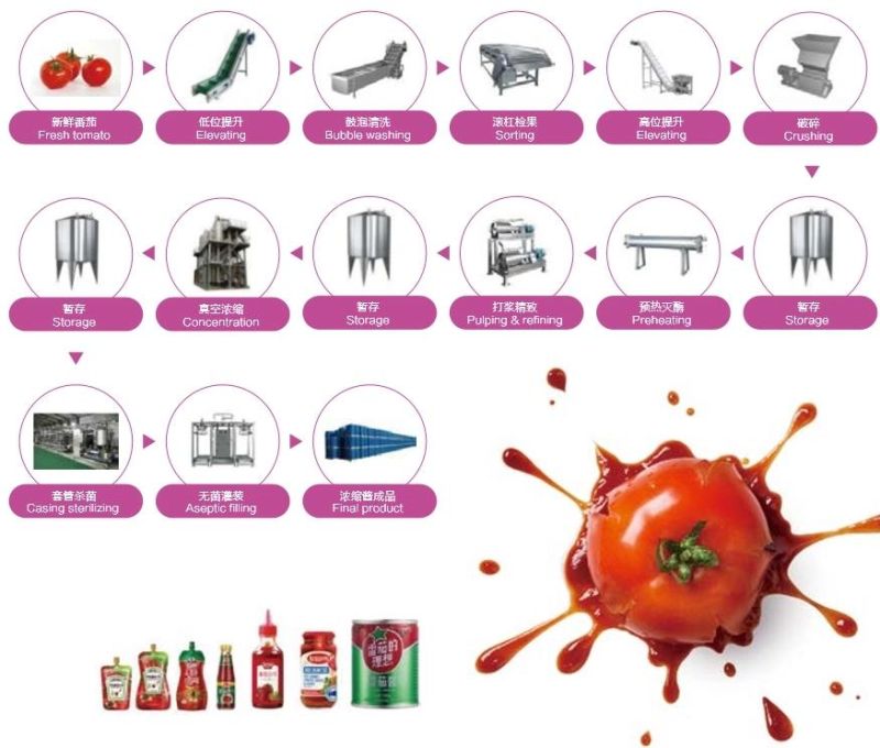 Shanghai Weishu Tomato Paste Processing Machine Tomato Juice Production Line