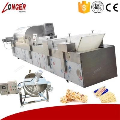 Stainless Steel Peanut Candy Processing Plant Sesame Bar Making Machine