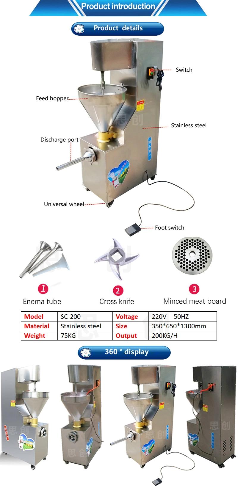 Vertical Sausage Filler Stuffer Sausage Filling Machine with Best Price