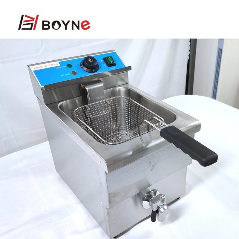 12L Table Top Single Tank Deep Fryer with Oil Filter