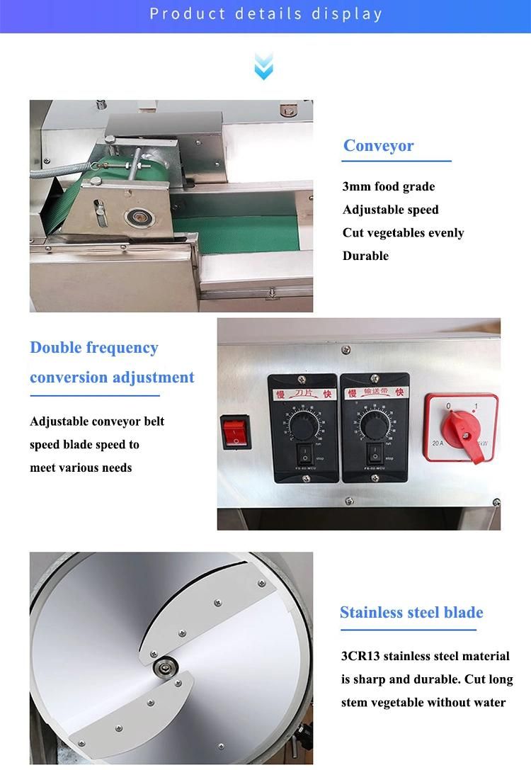 Automatic Vegetable Cutting Machine for Spinach Lettuce Cabbage Vegetable Slicer Dicer Chopper Vegetable Cutter