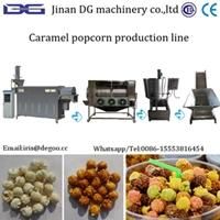 Mushroom Hot Air Caramel Popcorn Production Line From Jinan Dg Machinery Company