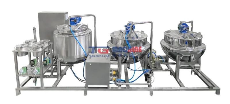 Jelly Gummy Candy Bean Making Machine Depositing Production Line Small Soft Candy Making Machine