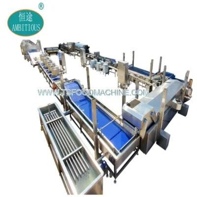 Root Vegetables Carrot Washing Machine, Cutting Machine, Cooling Machine and Frozen ...