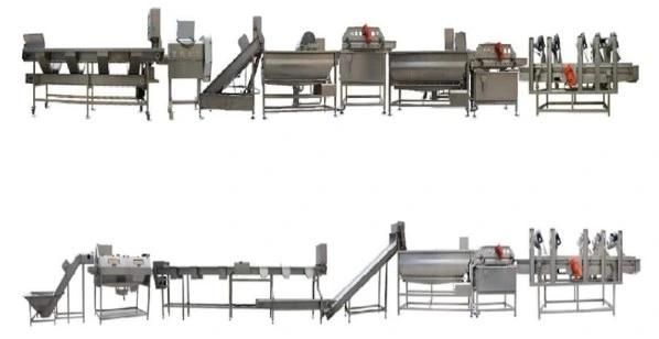 High Quality Frozen French Fries Line Frozen Vegetable Production Machine