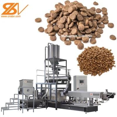 1ton/H Dog Bird Cat Kibble Puppy Food Making Machine