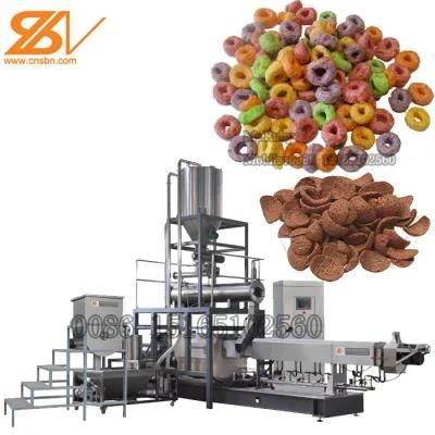 E Chocolate Fill Pillow Snack Food Cereal Production Line