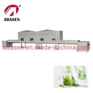 Industrial Tunnel Microwave Black Tea Green Tea Drying and Sterilizing Machine