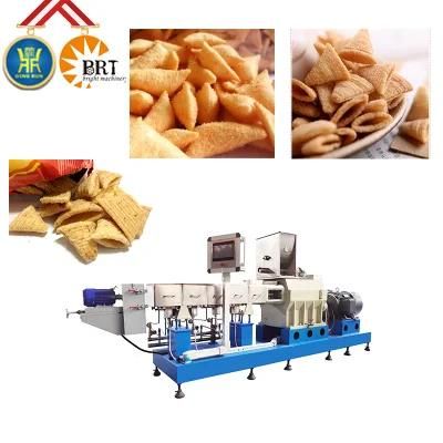 CE Cetificate Fried Snack Food Doritos Triangle Extruder Machine Production Line