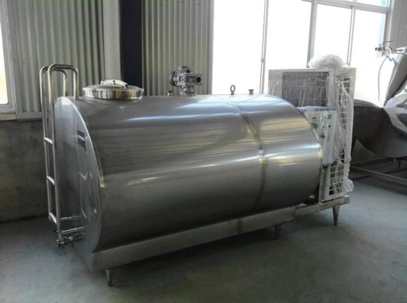 5000L 10000L Raw Fresh Milk Cooling Chilling Storage Vat