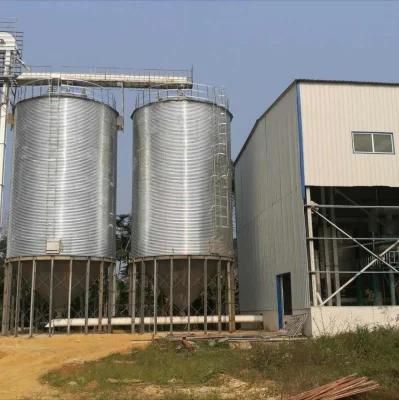 Grain Silo Wheat Maize Silo Bin Galvanized Steel Silos 500tsilo to 3000t Silo