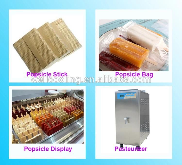 2 Molds Stainless Steel Ice Cream Pop Machine Popsicle Machine