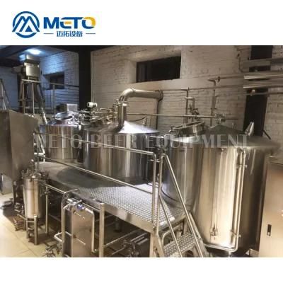 1000L SUS304 2 Vessels Brewhouse System for Beer Brewery Plant