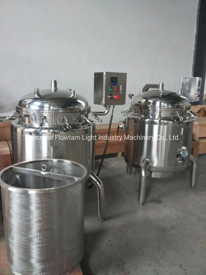 Pneumatic Open Stainless Steel Jacket Cooking Pot