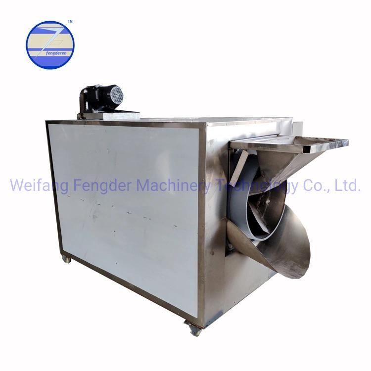 for Snack Food Factory/Dairy Products Factory 150kg/Hour Cocoa Bean Nut Roasting Machine Gas Style Peanut Roaster Machine