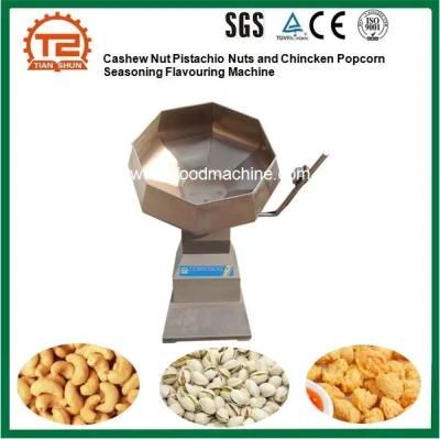 Spice Mixer Machinery Cashew Nut Pistachio Nuts and Chincken Popcorn Seasoning Flavouring ...