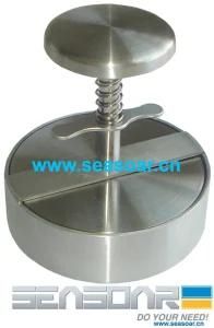 Stainless Steel Single Manual Hamburger Press Burger Meat Press Maker Mould