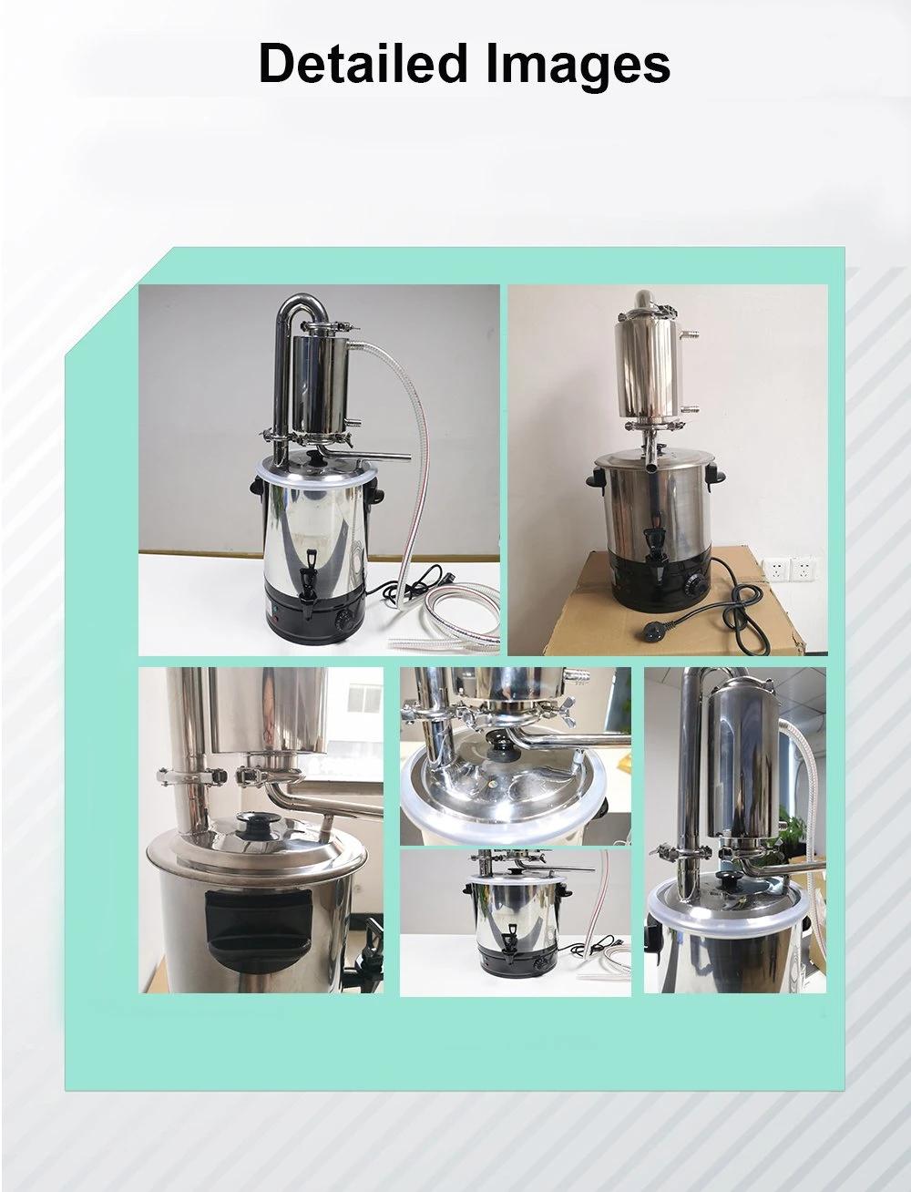 New Design Rose Lemongrass Essential Oil Steam Distillation Machine