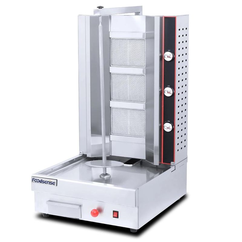 Hot Sale Commercial 4 Burners Chicken Gas Shawarma Chicken Machine