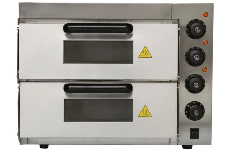 Commercial Restaurant Kitchen Baking Equipment Bakery Machine Electric Pizza Oven Series CB2st Food Machine