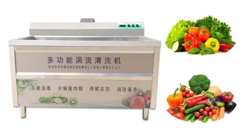 Commercial Air Bubble Vegetables Washing Machine Ozone Fruit Washer