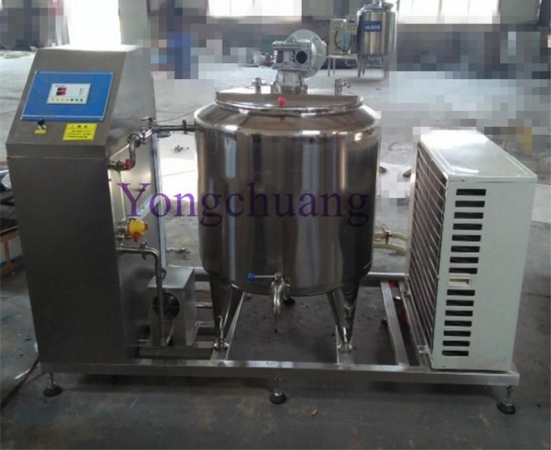 Milk Pasteurizer with Water Refrigeration and Compressor Refrigeration