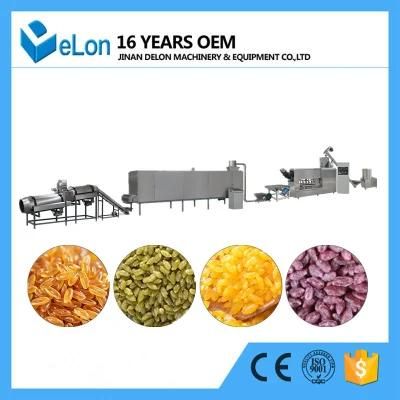 Twin Screw Extrusion Fortified Artificial Rice Making Machine