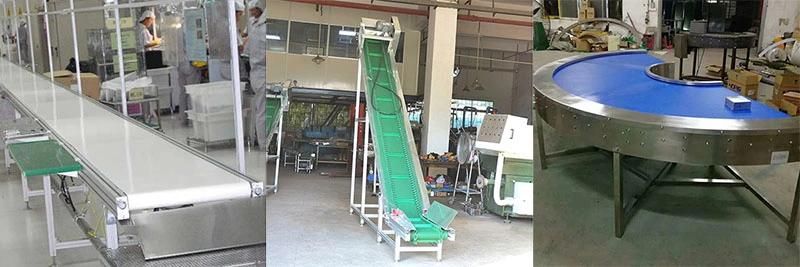 Adjustable Height Rubber V Belt Conveyor Movable Type China Supplier