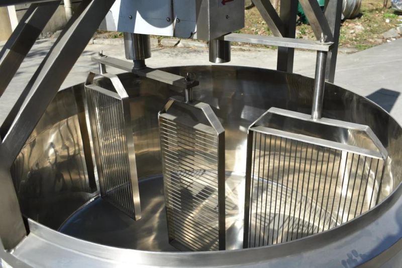 Food Sanitary! 600L Cheese Vat Cheese Making Machinery for Sale