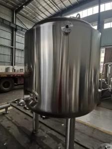 Factory Price Sanitary Food Liquid Storing Vessel Customized Drum Jacketed Insulated ...