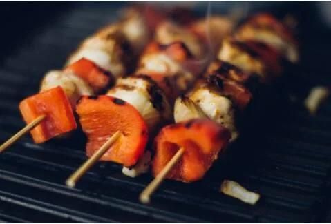 Grill Griddle of Grey Iron Cast with Enamel Coated