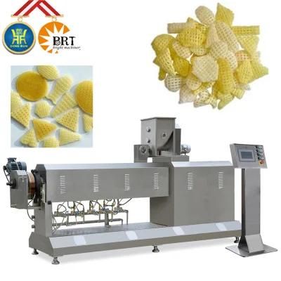 Twin Screw Pani Puri Potato Snack Food Pellet Extrusion Machine.