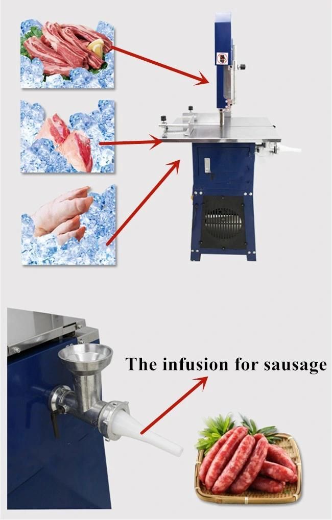 Electric Frozen Meat Bone Saw Steak Cutter Bone Cutting Machine