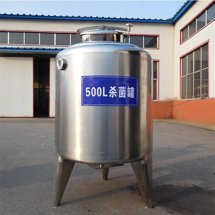 500L Customized Electric Heating Juice Pasteurizer Milk Mixing Tank