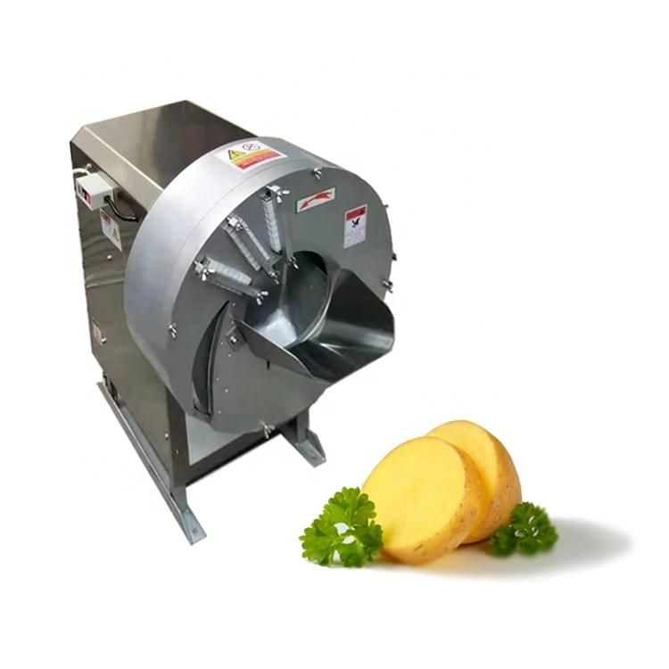 Stainless Steel Automatically Commercial Elect Fresh Apple Vegetable Chipper Cutter Slicer Machine