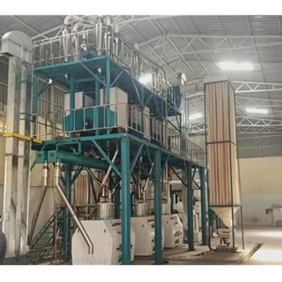 European Standard 50t/24h Maize Flour Mill Machine for Zambia Market