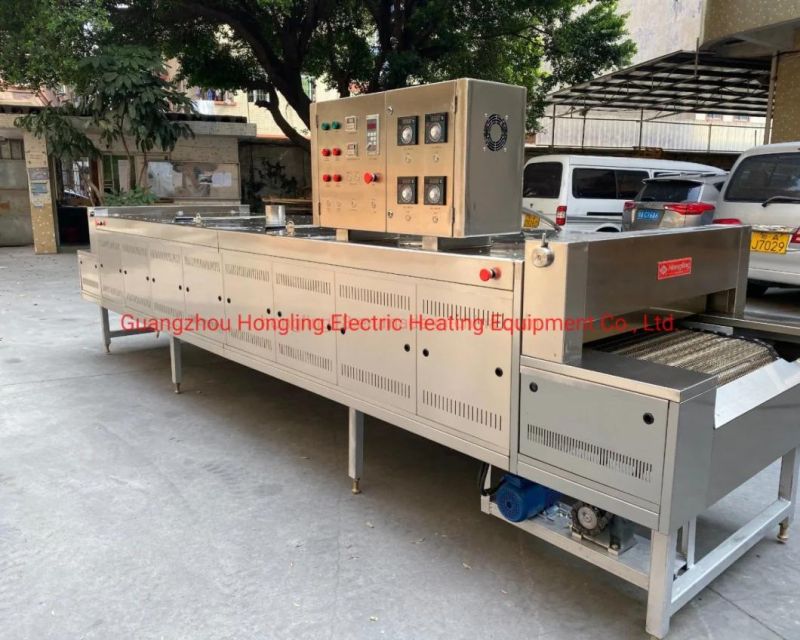 Bakery Equipment Electric 8 Meters Infrared Chain Conveyor Belt Tunnel Oven