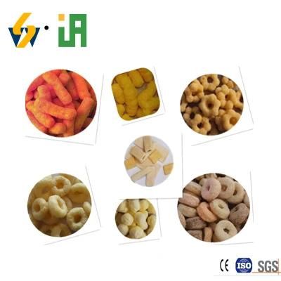 Maize Sanck Corn Snack Puffing Production Processing Plant Machinery