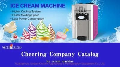 Bql-198 Counter Top Three Flavor Soft Ice Cream Machine with Pre-Cooling System