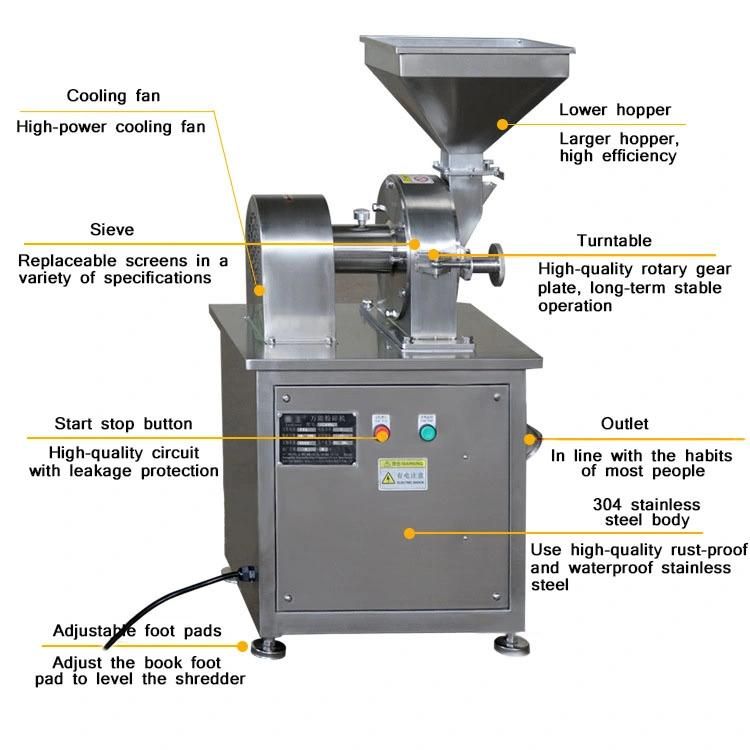 Powder Grinder/Dried Fruit Milling Machine/Grinding Dried Products Machine for Sale